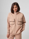 Hoodie with a zipper "Gwen"