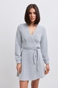 Wrap mini dress