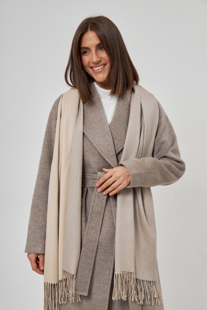 Scarf, double-sided cashmere