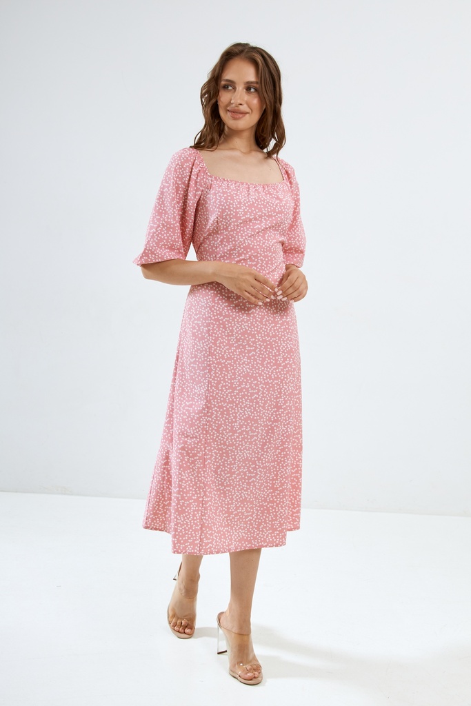 Dress with long cord