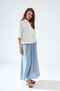 Straight midi skirt