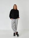 Jogger pants made of double cotton fabric "JOAN"