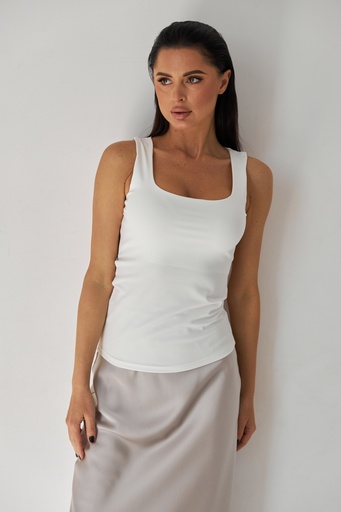 Майка база на широких бретелях