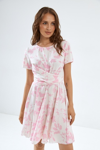 Rochie mini cu răsucire in zona taliei