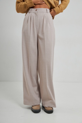 Loose trousers with “KILEY” pleats
