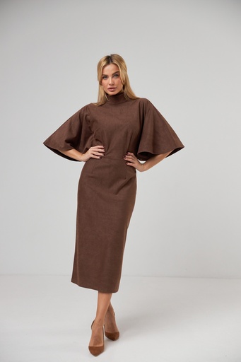 Rochie cu mâneci liliac