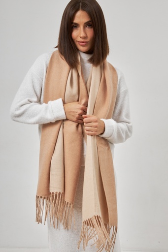 Scarf, dense double-sided cashmere