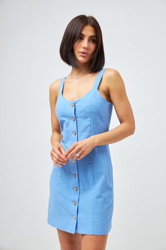 Mini sundress with buttons