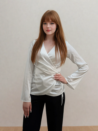 Wrap blouse