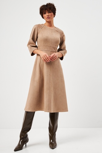 Сукня із замші